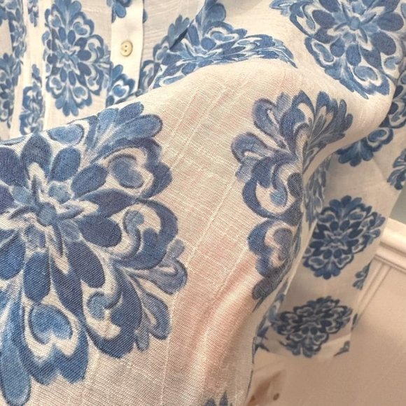 NANETTE NANETTE LEPORE Printed Tunic Blue - Picture 8 of 10